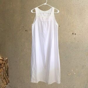 Bridgerton Inspired White Cotton Nightgown